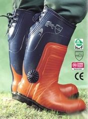 Schnittschutzgummistiefel