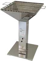 Edel stahl Holzkohlegrill 