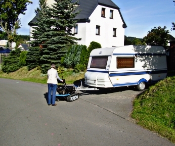 Wohnwagen  rangieren